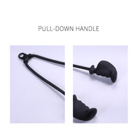 Barre de traction double poignée LS3018 nouvelle génération, grande capacité, pour la maison, avec corde, accessoire d'équipement de fitness pour musculation