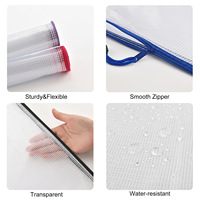 Colliers en pierres précieuses alimentaires, multicolores, en PVC laminé métallisé de 0,1 mm d'épaisseur, un côté transparent, imperméable, imprimé en gravure, fermeture éclair sur le dessus