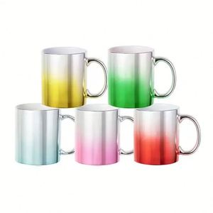 Mug en céramique plaqué couleur dégradée par sublimation 11 oz, vente en gros, très demandé - Product Image 1