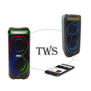 2024 nuevo modelo de luz Led Super Bass caja de sonido altavoz Dual 6,5 pulgadas Partybox TWS altavoz - Product Image 5