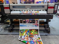 Impresora de Inyección de Tinta Eco-Solvente de 1.9m, Nuevo Estilo, Cabezal Único o Doble Xp600/i1600/i3200, Formato Automático, Impresión Todo en Uno