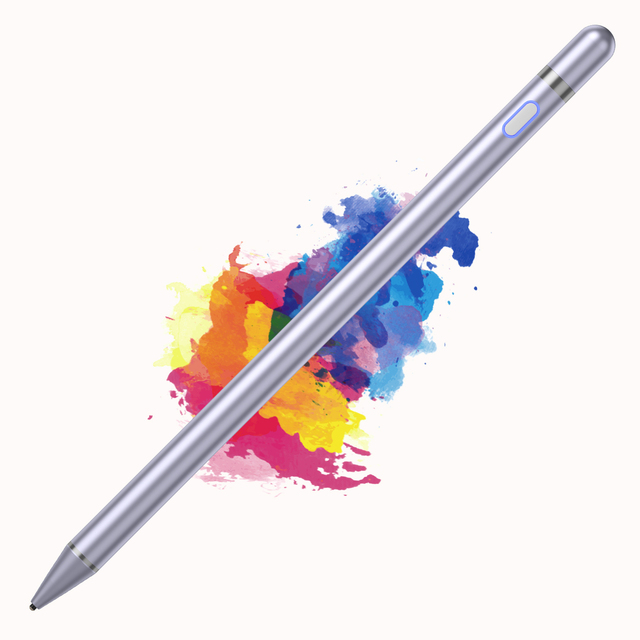 Universal Plastic Metal Aluminum Active Capacitive Stylus Pen for Multi-Device Touch Screen Use Gift Box Packaging