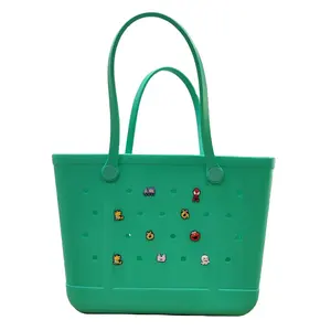 Latest Beach Handbag Customized Brand Popular Waterproof Eva Handbag Wholesale Bog Bag
