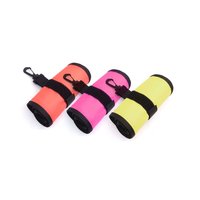 Bouée de signalisation de surface pour plongée de 6 pieds (SMB/DSMB) en nylon 210D et TPU haute visibilité avec valve de gonflage à verrouillage automatique