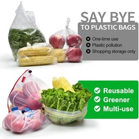 Produits parfaits Personnalisé Pliable Eco Fourre-Tout Réutilisable Écologique Sacs Fruits