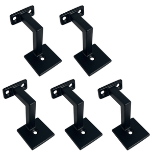 Heavy-Duty Durable Zinc Alloy Modern 2.5-inch Stair Handrail Support Bracket for Outdoor Villa Apartment Use - Product Image 1