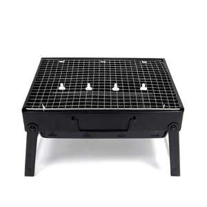 Parrilla de barbacoa de butano de <span class=keywords><strong>propano</strong></span> automática de metal de pie Zenewood para uso interior/exterior con cepillo plegable y bandeja con carrito - Product Image 4