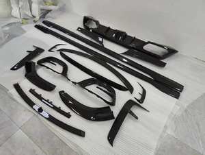 Kit de carrocería de fibra de carbono para <span class=keywords><strong>Mercedes</strong></span> <span class=keywords><strong>Benz</strong></span> Clase <span class=keywords><strong>S</strong></span> W223 <span class=keywords><strong>Maybach</strong></span> S480 580 <span class=keywords><strong>680</strong></span> actualización estilo MSY alerón delantero Tuyere faldas laterales - Product Image 5