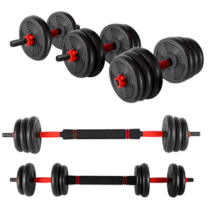 6 in 1 Adjustable <b>Dumbbell</b> Set Barbell <b>Dumbbells</b> Weights Kettlebell Push up Bar Connecting Rod Multi-Function Training Kit - Product Image 2