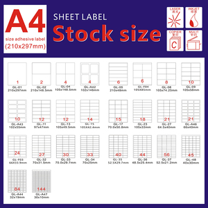 Nhãn 30-up 1 "x 2-5/8" địa chỉ vận chuyển in laser dán, 2000 tờ mỗi thùng carton - Product Image 6