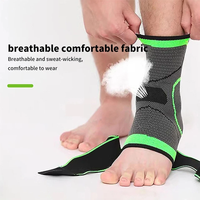 Orthèse de cheville respirante en nylon unisexe pour le sport – Soutien pour la tendinite d'Achille et la fasciite plantaire, soulagement de la douleur au talon