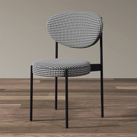 Chaise de salle à manger tournante LOFT moderne simple avec dossier Home Office Hotel Kitchen Cafe Restaurant Furniture