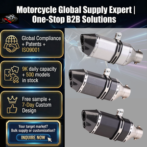 Géométrie Nouveau Remplacement universel d'échappement de moto en acier inoxydable 300 mm Tuyau d'échappement pour Nmax PCX ZX25R ZT125 50CC E4 <span class=keywords><strong>E5</strong></span> GPR125 - Product Image 1