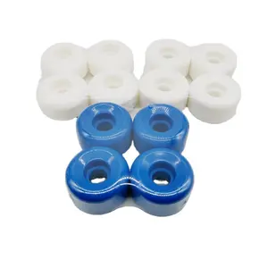 Rodas de skate personalizadas 54mm, rodas para skate cruiser em branco