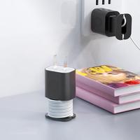 Étui moderne pour adaptateur secteur en silicone avec enrouleur de cordon, protection de chargeur