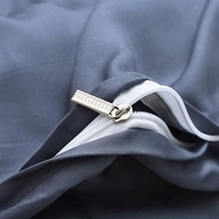 Draps de lit Queen Size en broderie, 100% polyester/microfibre, 1500TC