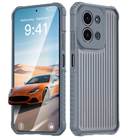 Coque de téléphone antichoc en TPU PC mat effet peau pour Xiaomi Redmi 15C 14C, étui arrière givré pour téléphones mobiles