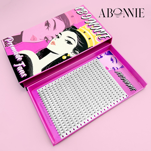 Abonnie 20D Bouquets de <span class=keywords><strong>Cils</strong></span> Pré-fabriqués Éventails à Tiges Longues et Courtes Plateaux de <span class=keywords><strong>Cils</strong></span> Pré-faits Base Pointue Étroite Ventilateurs de Volume Pré-faits - Product Image 5