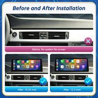 Radio para Auto de 10.25 Pulgadas para BMW Serie 3 E90 E91 E92 E93 2006-2011, Sistema Linux, Estéreo para Auto, Navegación GPS, Reproductor de DVD, IPS, Carplay