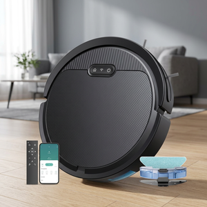Smart Robotic HEPA Vacuum Cleaner Automatic Dirt Disposal <b>Mop</b> Function 1500-1999 Pa Suction App-Controlled for Home Car Use - Product Image 3