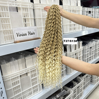 Extensions de cheveux en cheveux russes, boucles ariel, extensions de cheveux en cheveux russes, extensions de cheveux russes en gros