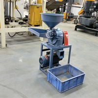 Broyeur à disques dentés CE 200 kg/h, machine universelle pour céréales, maïs, soja, blé, épices, double alimentation, moulin pulvérisateur de poudre sèche