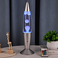 Nouvellement mouvement lumière Magma lampe veilleuses adultes et adolescents cadeau cadeau violet DC 24V tension de sécurité 16 "lampe à lave