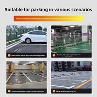 Butée de positionnement de roue essentielle pour parking, design portable, en caoutchouc et plastique, pour surface en béton, pour emplacement de stationnement, caoutchouc anti-vitesse