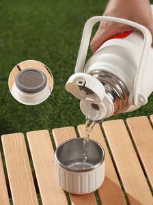 SUS 316 Stainless Steel Insulated Water <b>Bottle</b>, Leakproof Vacuum <b>Flask</b> with Carry Handle, for Outdoor, Travel - Product Image 5