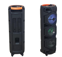 Enceinte portable sans fil professionnelle rechargeable pour DJ, karaoké et home cinéma, avec télécommande et éclairage RGB 5.0