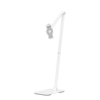 Support de sol universel LEDETECH pour bureau, rotation à 360°, support pour téléphone et tablette, métal, robuste, pliable, réglable, 4,7-12,9 pouces