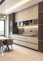 Buffet en bois de chêne naturel nordique avec tiroirs à fermeture douce et silencieuse, taille personnalisable, meuble de rangement pour la maison moderne