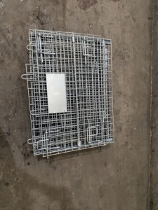 Contenedor de Malla de Alambre de Acero 50x50mm Galvanizado Apilable con Cierre a Presión Ensamblado - Product Image 5