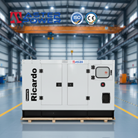Générateur diesel silencieux Ricardo 40 kVA 30 kW avec alternateur en cuivre pur pour usage professionnel et secours
