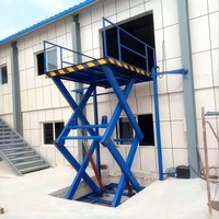 Plateforme élévatrice à ciseaux industrielle à charge lourde, table hydraulique pour équipement de quai d'entrepôt