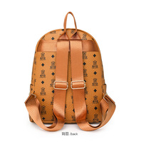 Sac à dos décontracté de luxe pour femmes et hommes en cuir PU imperméable grande capacité avec logo personnalisé