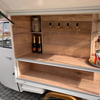 Nouvelle Offre 2026 : Remorque Bar Mobile 3 Roues Style Piaggio Ape Rétro Prête à l'Expédition pour Mariages, Prosecco, Café et Traiteur