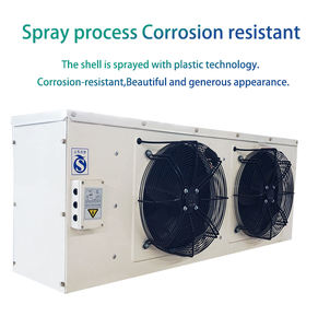 Unidad de refrigeración de almacenamiento de cámara frigorífica Condensador 5P Radiador de evaporador con aletas de agua fría refrigerado por aire - Product Image 2