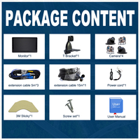 10.1 pouces 2.5D écran tactile 4CH 4G GPS 360 degrés Navigation voiture enregistreur vidéo camion MDVR système de caméra pour camion Bus