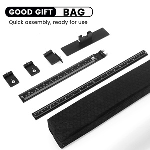 Kustom Kabinet perangkat keras Jig paduan aluminium dengan pusat panduan pegangan kabinet OEM ODM industri DIY pekerjaan kayu - Product Image 5