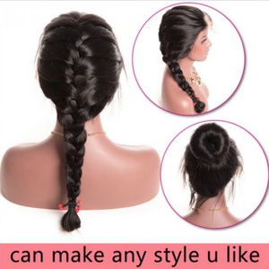 Nouveaux produits : Perruque indienne en cheveux vierges non traités, qualité 10A, la meilleure qualité, avec baby hair, perruque complète en dentelle, ondulée (Body Wave) - Product Image 4
