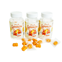Mélange de fruits et légumes naturels Saveur multi-vitamines Gummies Supplément de bonbons pour soins de santé