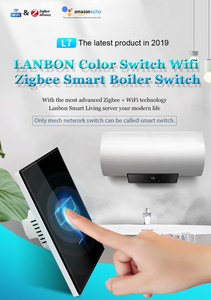 Mới 2022!! Hệ Thống Lanbon L7, Công Tắc Nhà Thông Minh Tuya Zigbee, Hỗ Trợ EU, Điều Khiển Nồi Hơi Mini Google Nest - Product Image 5