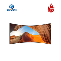 Pantalla LED Flexible Modular Ligera Personalizada en Oferta, Pantalla LED Digital Curva de Ángulo de Visión Amplio Ultraligera para Video Wall