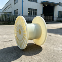 Bobine en plastique légère antidérapante pour fil, bobine industrielle vide haute résistance, support durable pour câble et fil, bobine de bobinage