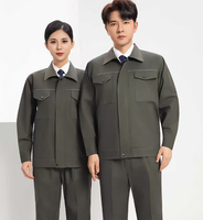 Vêtements de travail unisexes à manches longues en coton respirant de haute qualité, uniformes thermiques à haute visibilité, durables et personnalisables