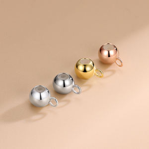 Bán buôn <span class=keywords><strong>925</strong></span> sterling Silver spacers Bead Phụ kiện thêm vòng cao su pulg ánh sáng Bead đối với trang sức làm nguồn cung cấp - Product Image 1