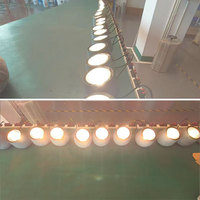Bestseller 10W 20W 30W IP65 Wasserdichte Aluminium-Landschaftsbeleuchtung für Terrasse und Park, Kabelgebunden AC 85-265V 3000K CRI80 Beam Gartenleuchten