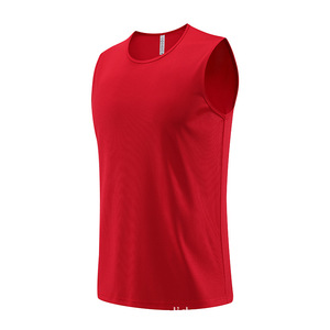 Camiseta Deportiva de Verano para Hombre, Sublimada, Transpirable, Sin Mangas, de Secado Rápido, con Cuello Redondo, Informal - Product Image 4