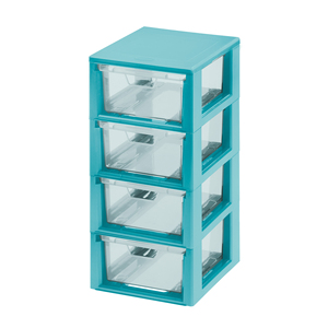 Micro Line 4 <b>Drawer</b> Delfino Chest Of <b>Drawers</b> Desktop Organizer Storage <b>Unit</b> - Product Image 1